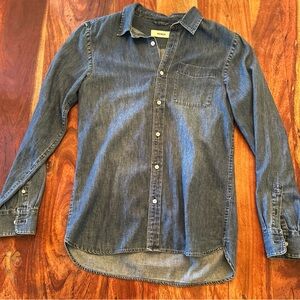 BUCK MASON LONG-SLEEVE DENIM SHIRT